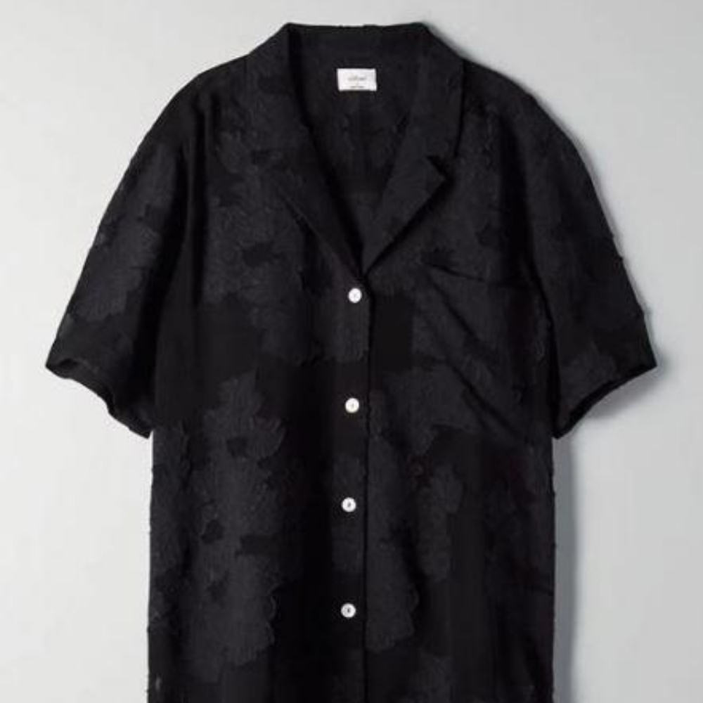 Aritzia Wilfred Atticus Button up, Black